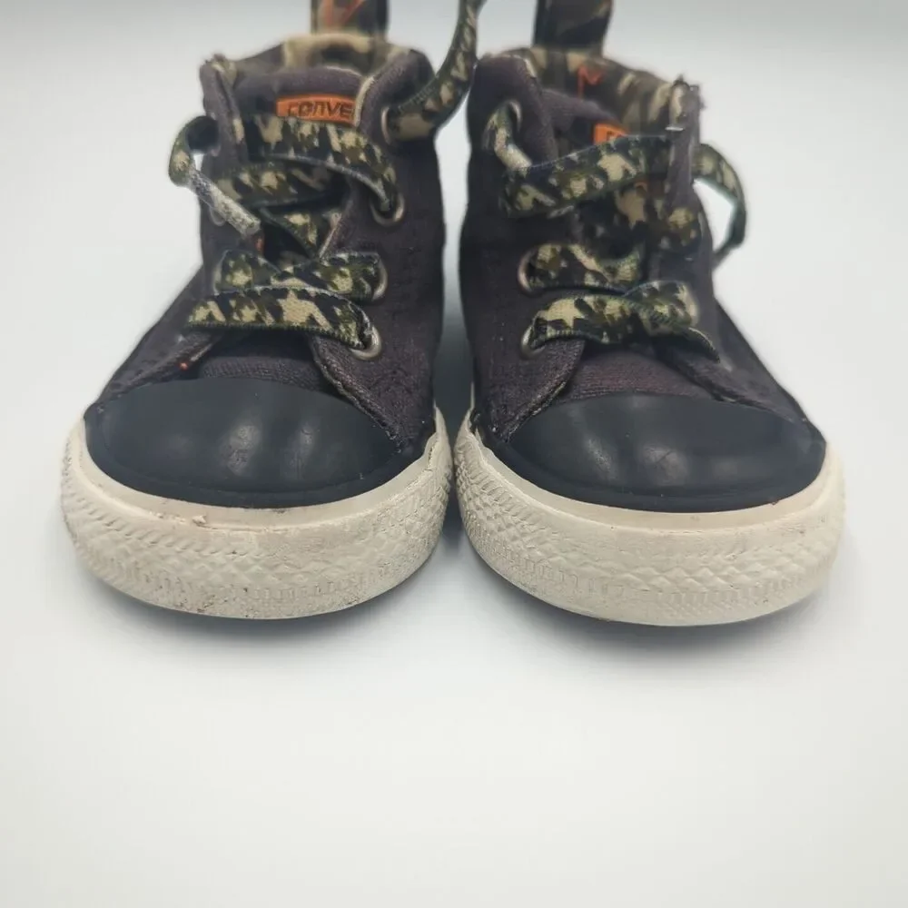 Converse Chuck Taylor All Star High Top Shoes Gray Sneakers Baby Toddler Size 3